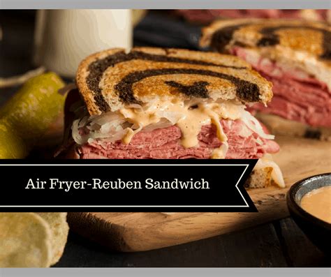 If you've joined the air fryer club recently and need some ideas, we've got you covered. Air Fryer-The BEST Reuben Sandwiches