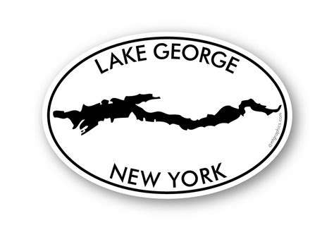 Wholesale Lake George Sticker Mountain Graphics