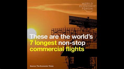 These Are The Worlds 7 Longest Non Stop Commercial Flights Youtube