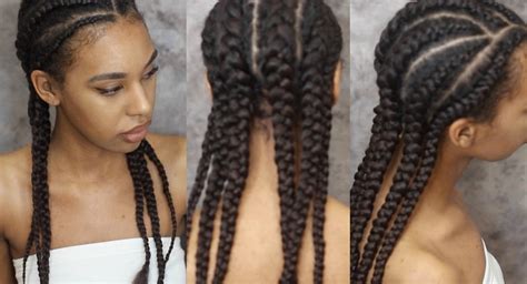 Cornrows are a trendy hairstyle where the hair is braided finely close to the scalp. how-to-braid-hair-with-extensions-invisible-cornrows ...
