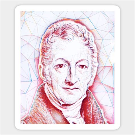 Thomas Robert Malthus Portrait Thomas Robert Malthus Artwork Line