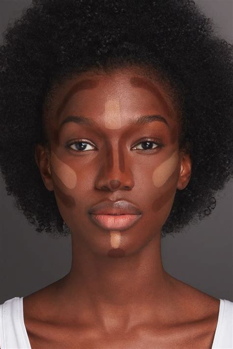 How To Contour And Highlight On Dark Skin Dark Skin Makeup Skin