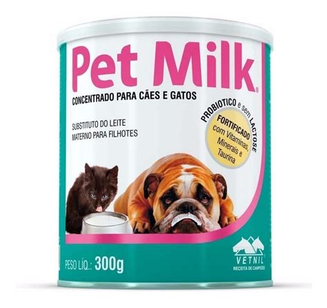Pet Milk Leite Caes Substituto Filhote Leite Pet Milk Vetnil Mercado