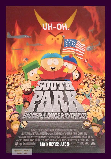 It isn't truly south park if kenny doesn't die in some bizarre manner. Laurel Leaf Cinema: South Park: Bigger, Longer and Uncut ...