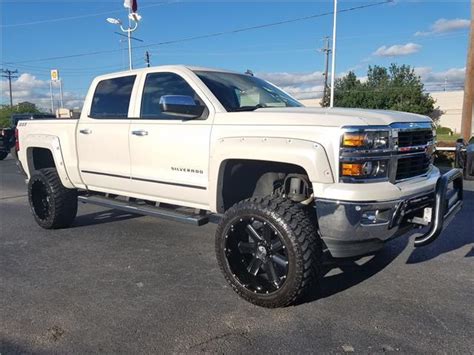 2014 Chevrolet Silverado 1500 Ltz Z71 28528 Miles White Diamond Lifted