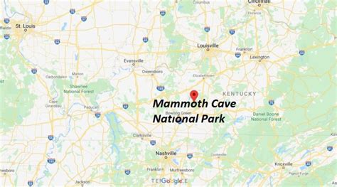 Where Is Mammoth Cave Natıonal Park What City Is Mammoth Cave National