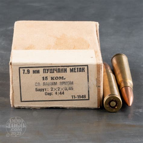 8mm Mauser 8x57mm Js Full Metal Jacket Fmj Ammo For Sale By