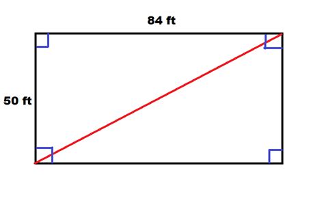 How To Find The Length Of The Diagonal Of A Rectangle Basic Geometry
