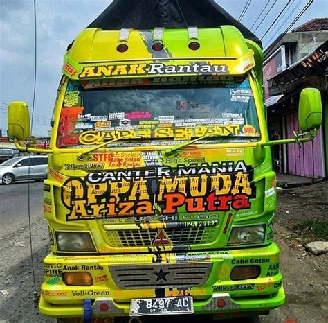 Modifikasi Truk Canter Pink - Canter Mania