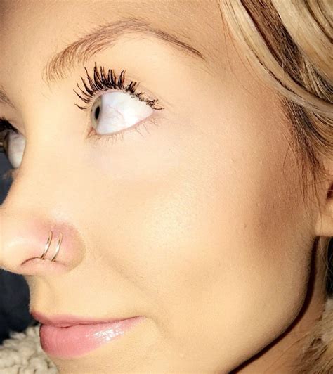 How To Put In A Double Hoop Nose Ring