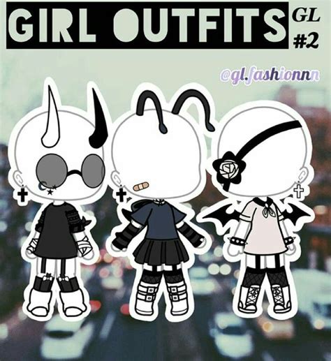 Gacha Life Outfits Ideas Girls Em 2020 Roupas De Personagens