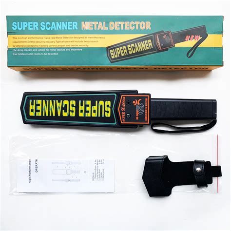 Hand Held Metal Detector Alpha Dry Cell Hhmd For Security Frisking
