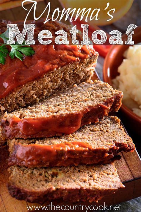 It's so hearty, satisfying, and comforting nestled up with a mound of buttery mashed. Momma's best meatloaf | Recipe | Loaf recipes, Best ...