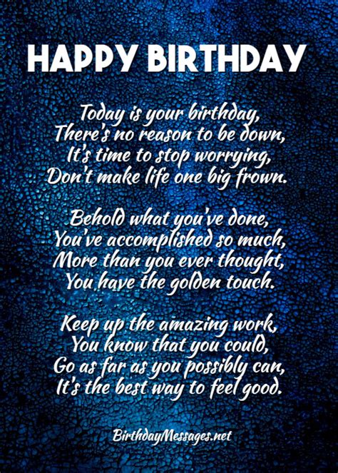 Inspirational Birthday Poems To Lift Up Someone Special