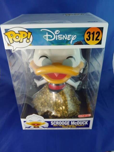 New Disney Funko Pop 312 Scrooge Mcduck Great Condition 10 Inch Pop