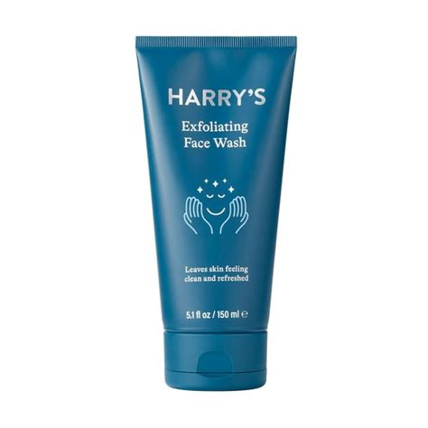 Harrys Mens Exfoliating Face Wash With Peppermint And Eucalyptus 51