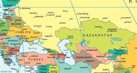 Magyarország a keleti félgömb 16° és 23° hosszúsági körei között és az északi félgömb 45° és 49° szélességi körei. Lenyeli a Nyugat a FÁK-ot? - Oroszország körül szorul a ...