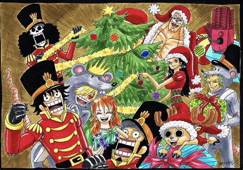 Merry Christmas Anime Christmas Dragon Ball Artwork One Piece Anime