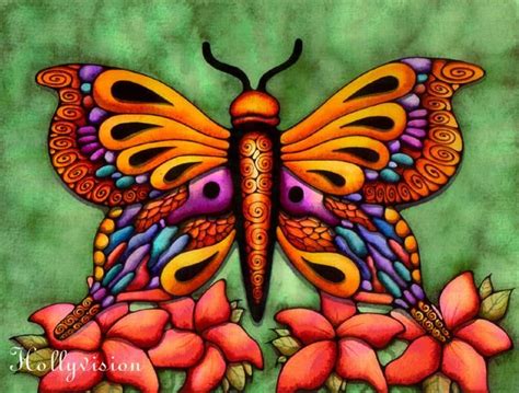 Whimsical Hawaiian Art By Holly Kitaura Whimsical Art Butterfly