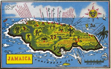 The Alii Lounge Rogerwilkerson Jamaica Illustrated Map