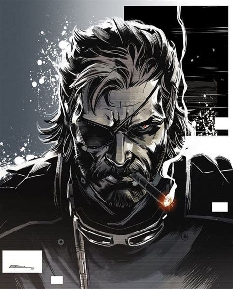Mgsv Art Big Boss Metal Gear Metal Gear Metal Gear V