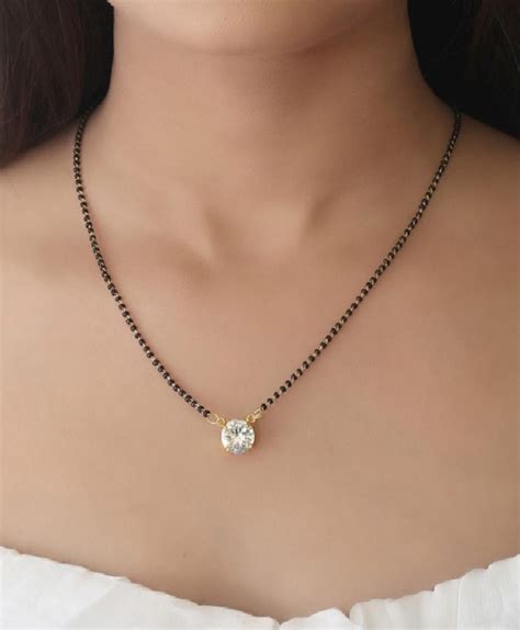 Mangalsutra For Womens Trandy All New In Black Beads Mangalsutra