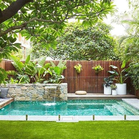 Small Garden Pools For Small Yards Small Backyard Landscaping Pool