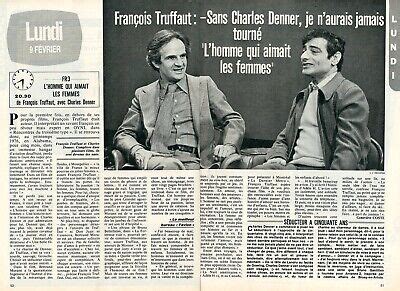 Coupure De Presse Clipping Fran Ois Truffaut Er Charles Denner Pages Eur Picclick Fr
