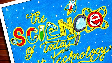 National Science Day Drawing Science Day Poster Global Science For