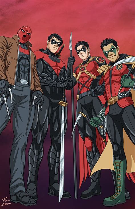 Bat Brothers V2 Commission By Phil Cho Superhero Batman Comics Dc