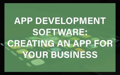 App Development Software 101 How Can Apps Promote Your Business