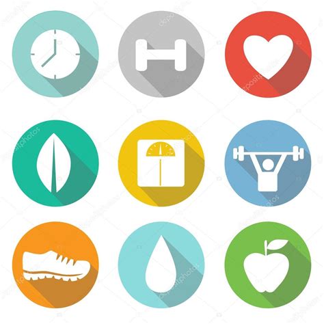 Fitness And Sport Icons Stock Vector Image By ©rimmarii 70484071
