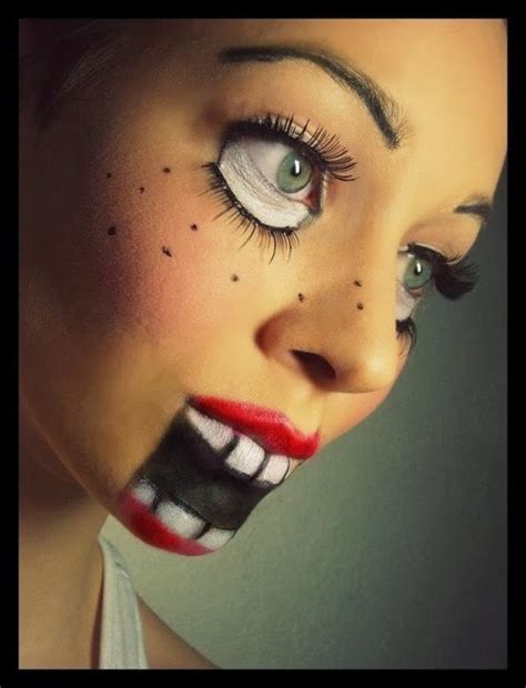 To Diy Or Not To Diy Halloween Scary Doll Makeup