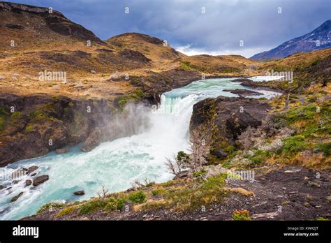 The Salto Grande Is A Waterfall On The Paine River After The