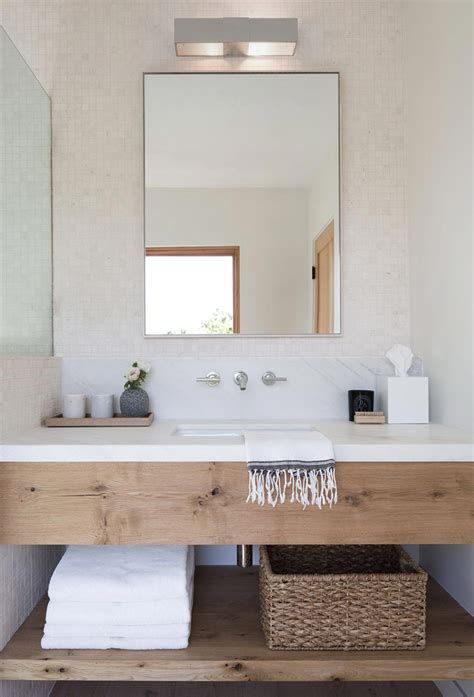 So a natural wood bathroom vanity seemed a reasonable addition to bathroom vanity collections i began to answer your questions about my parents' master bath design plans. natural wood vanity under mount sink #bathroomdecorimages ...