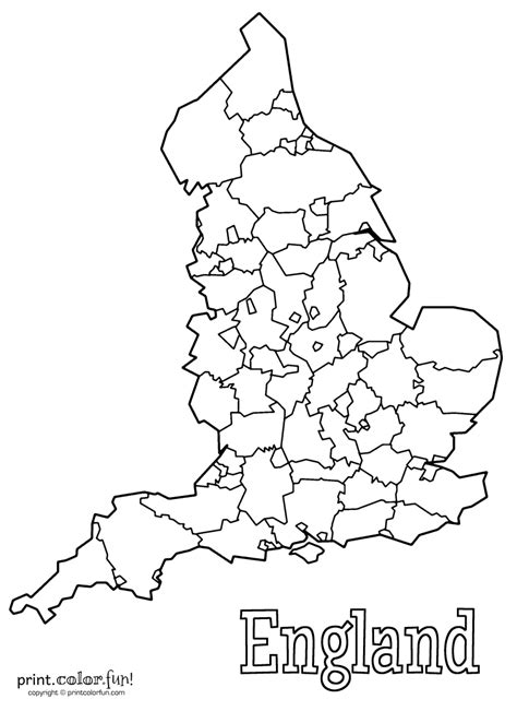 England Maps And Fun Facts For Kids At