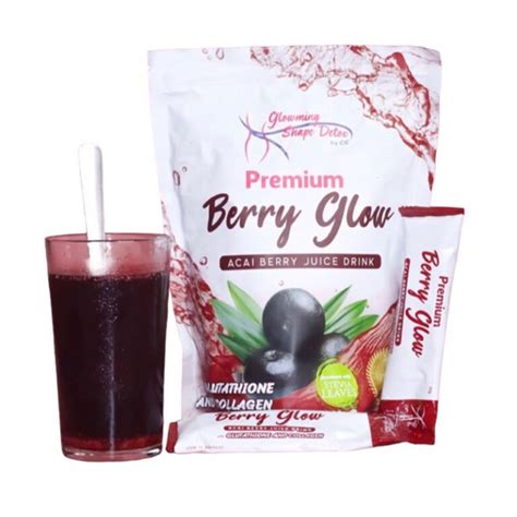 Glowming Shape Detox Premium Berry Glow Acai Berry Juice Drink With