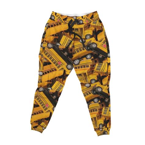 Pin By Gear Pillow Llc On School Bus Drivers Printed Joggers School