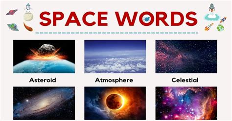 Space Words Interesting Terms Related To The Space • 7esl