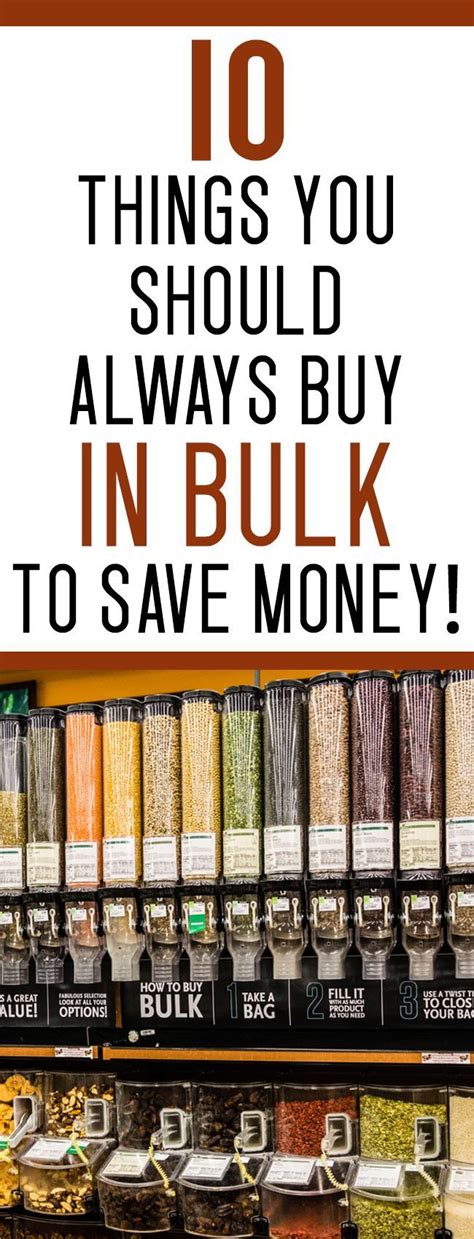 10 Things I Always Buy In Bulk To Save Money Saving Money Saving Tips Money Saving Tips