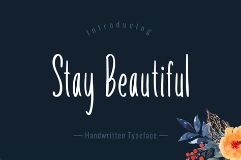 Stay Beautiful Font By No Gravity Type · Creative Fabrica