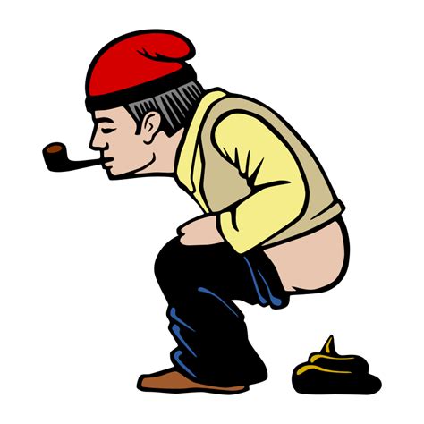 Caganer Tradicional Openclipart Funny Emoticons Funny Cartoons Gifs