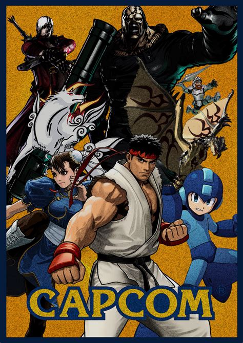 Capcom Poster By Lagrie On Deviantart