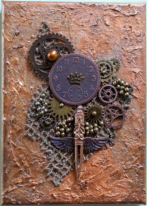 Steampunk Mixed Media Collage