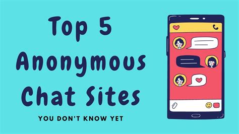 top 5 anonymous chat sites you don t know yet like omegle to chat with stranger youtube