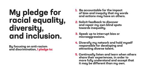 Our Pledge For Racial Equality Diversity And Inclusion Ceo Action