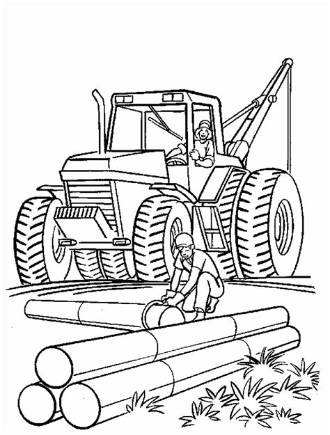 Printable Construction Coloring Pages