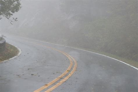 Virginia Rainy And Foggy Day At Shenandoah National Park Photograph By