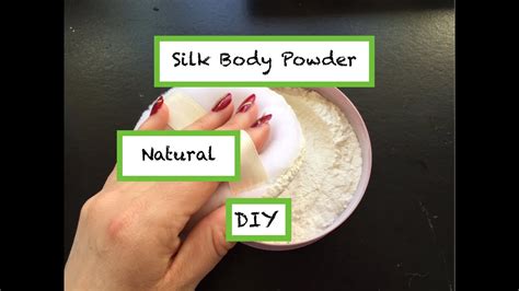 I was never a body powder user until i created this homemade recipe. DIY Silk Body Powder Natural alternative to talc - YouTube
