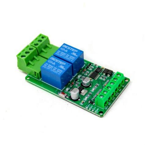 12v Modbus Rtu 2 Channels Relay Module Input Optocoupler Isolation